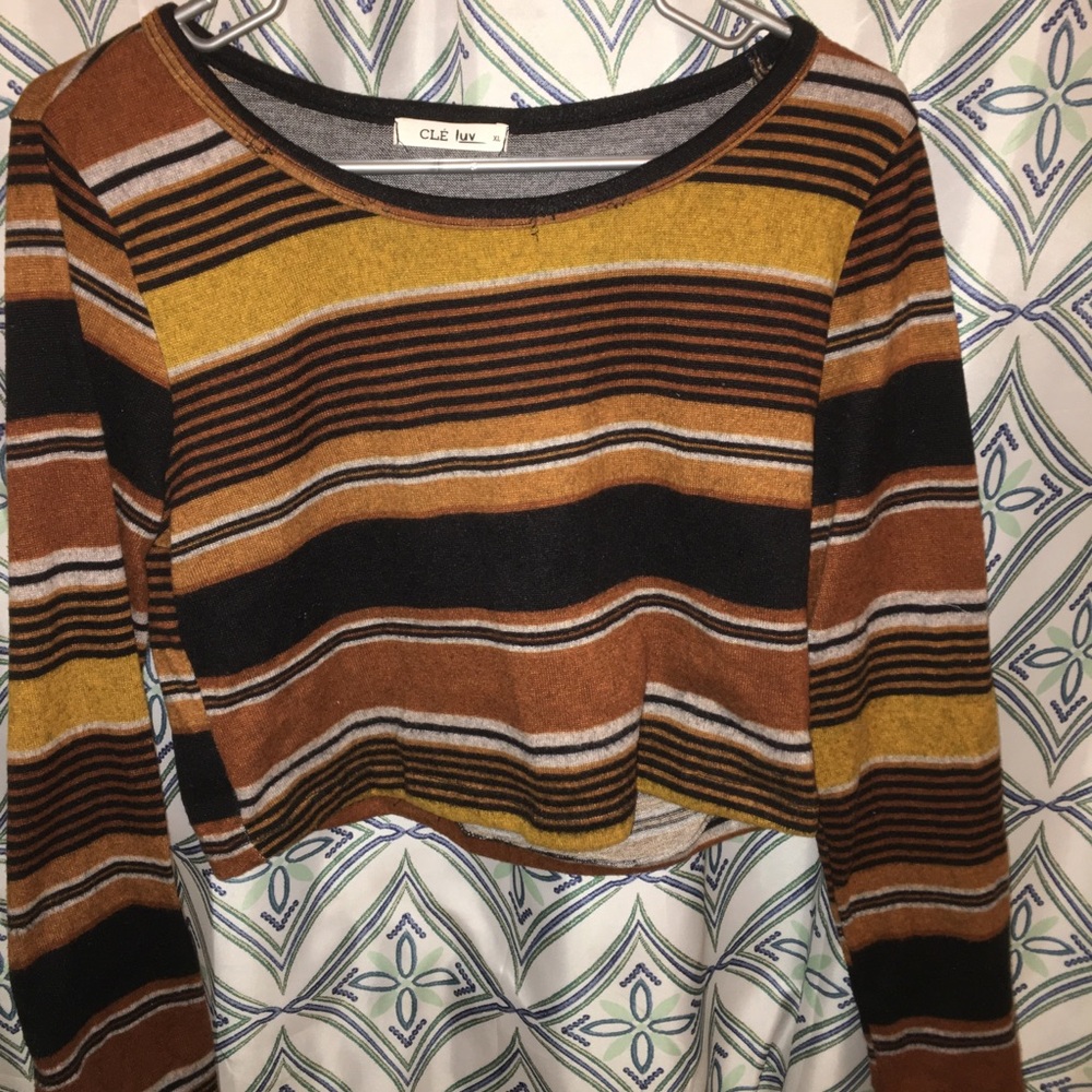 Fall colored crop top